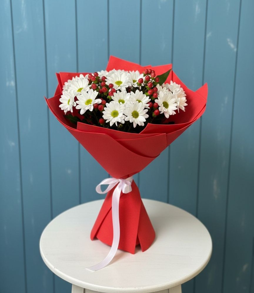 Букет цветов из: Хризантемы в Воле