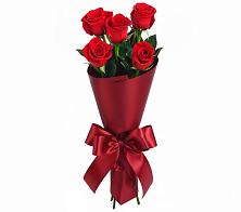 Букет 5 Красных роз Эдлесс Лав в Воле