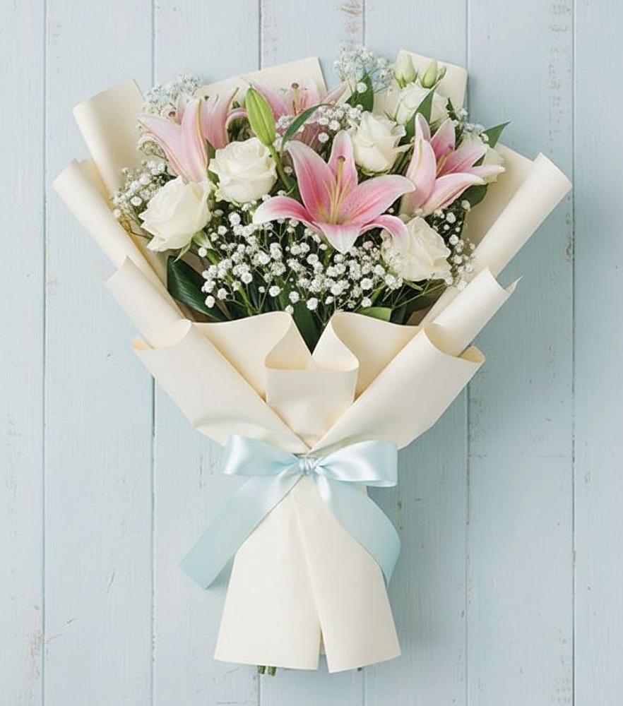 Букет цветов из: Лилии в Воле