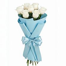 Букет 7 белых роз Проуд #REPLACE_PRED# Воле