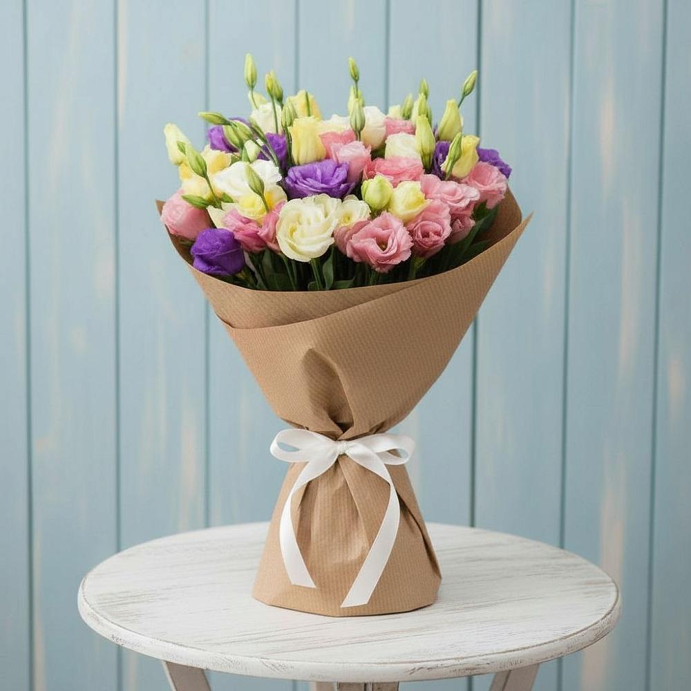 Букет цветов из: Лизиантусы в Воле