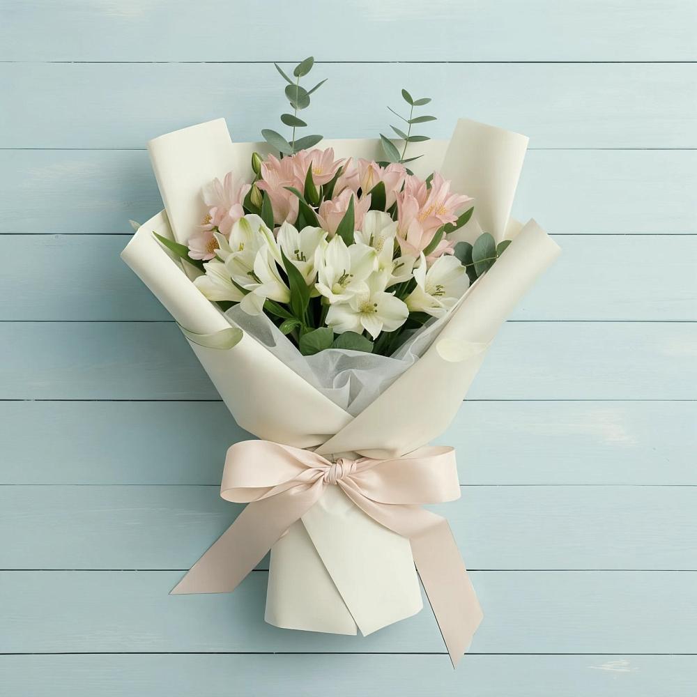 Букет цветов из: Альстромерии в Воле